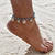 Vintage Handmade Shell Beads Sea Turtle Anklets For Women Girl New Multi Layer Anklet Leg Chain Bracelet Bohemian Summer Jewelry