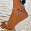 Vintage Handmade Shell Beads Sea Turtle Anklets For Women Girl New Multi Layer Anklet Leg Chain Bracelet Bohemian Summer Jewelry
