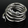 The Mortal Instruments City of Bones Isabelle Serpent Snake Bracelet Curved Chunky Stretch Cuff Bangle Retro Snake Bangle Gift