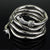 The Mortal Instruments City of Bones Isabelle Serpent Snake Bracelet Curved Chunky Stretch Cuff Bangle Retro Snake Bangle Gift