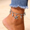 Bohemia Alloy Multi-layers Gold Silver Beads Sequins 3 Pieces Set Bracelet For Women Jewelry Foot Chain Anklets Accessories Gift